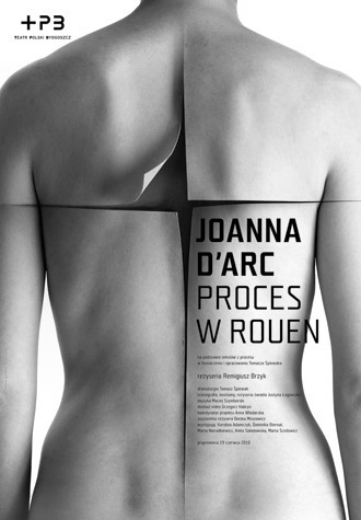 Joan of Arc, the process of the Rouen theater poster 2010 #curve