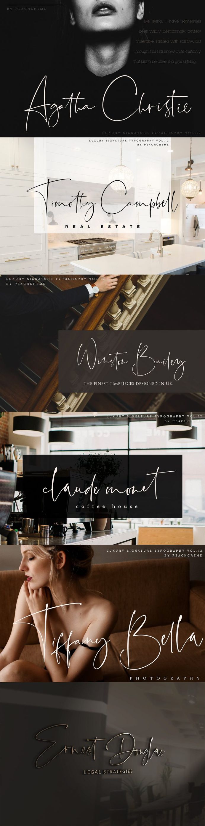 Santorini // Luxury Signature Font