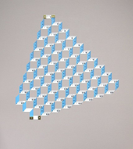 Metric System(blue and white pyramid) #patterns