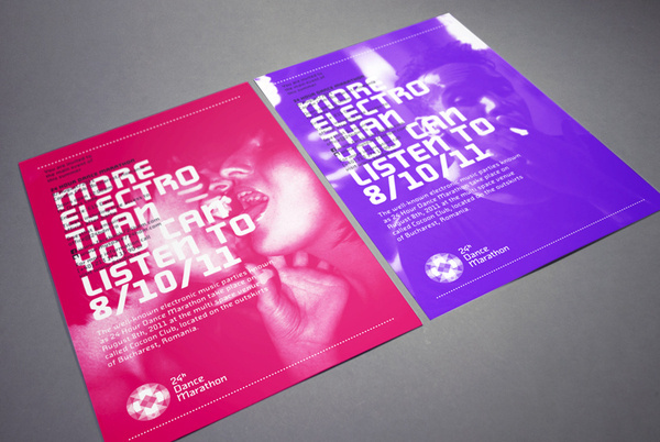 24h Dance Marahton on Behance #poster #edm #colorful #show