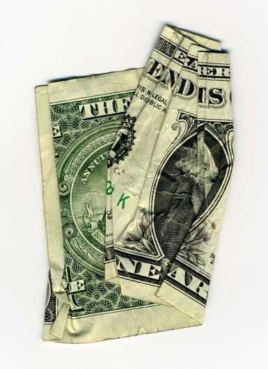cash rules everything around me : Dan Tague #text #money #art