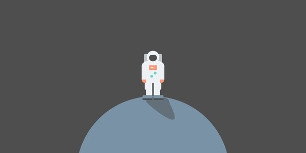Exploring the Science behind Design #flat #vector #design #space #illustration