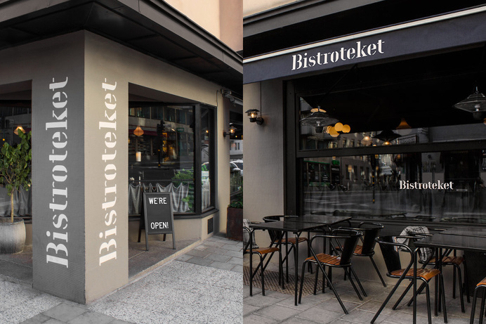 bistroteket logo logotype branding brand visual identity corporate design restaurant stockholm by 25AH inspiration www.mindsparklemag.com