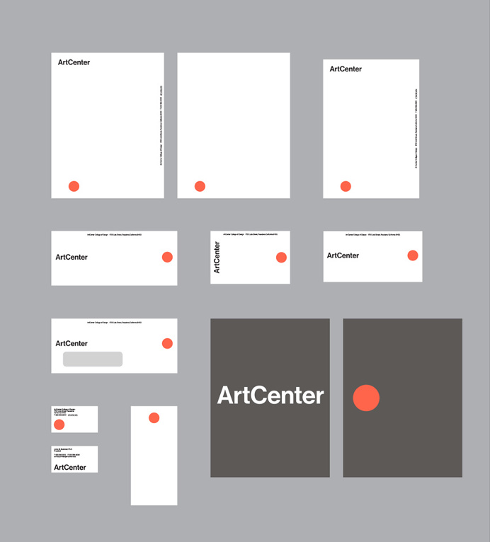 New Logo and Identity for ArtCenter #arts #college #university #logo #identity #minimal #helvetica #layout #system #flexible