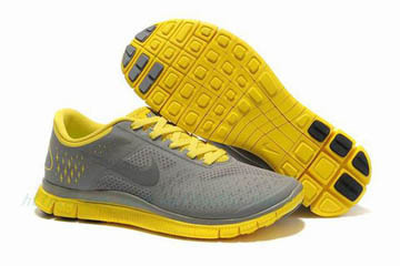 Mens Nike Free 4.0 V2 Wolf GreyReflective Silver-Maize Shoes #fashion