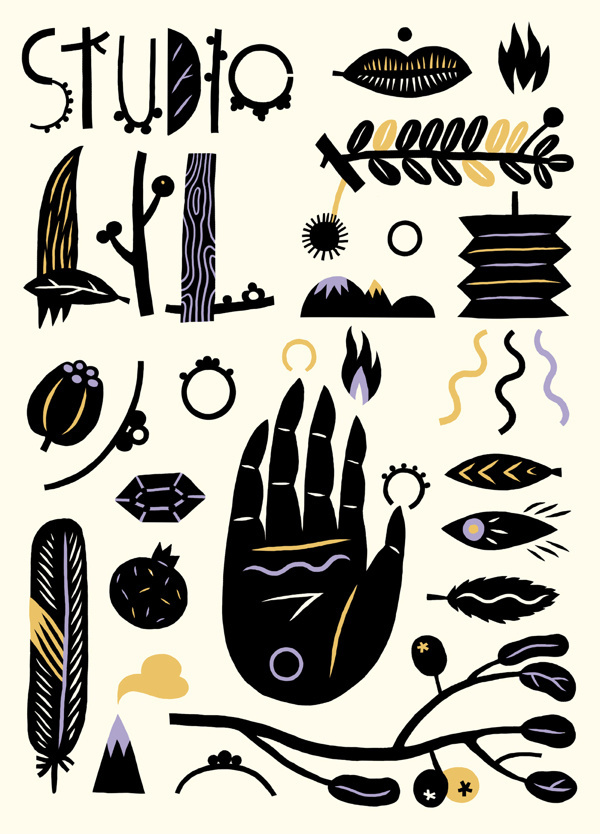 Poster for Studio Lil on Behance #poster