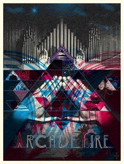 Arcade Fire Special Edition Package Zoom #transparency #packaging #hands #music #type #collage