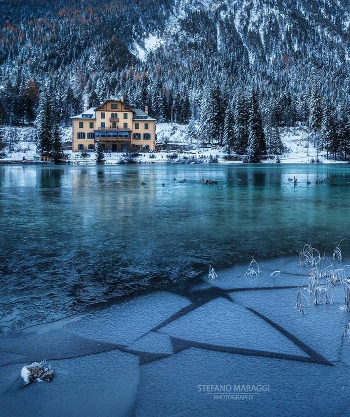 Wonderful Winter Landscapes in Dolomites by Stefano Maraggi
