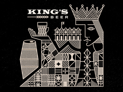 King´s beer. #pattern
