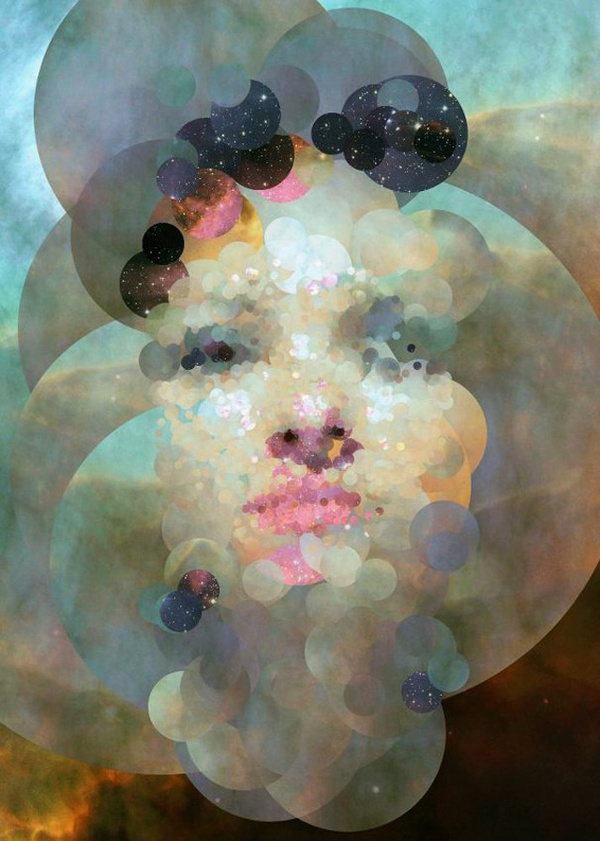 Computer Generated Portraits Created From Images Of The Universe | The Creators Project #photography #compositehubbletelescope