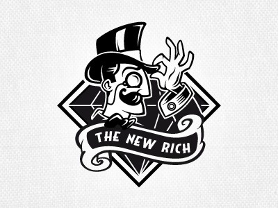 The_new_rich #rich #community #illustration #logo #new