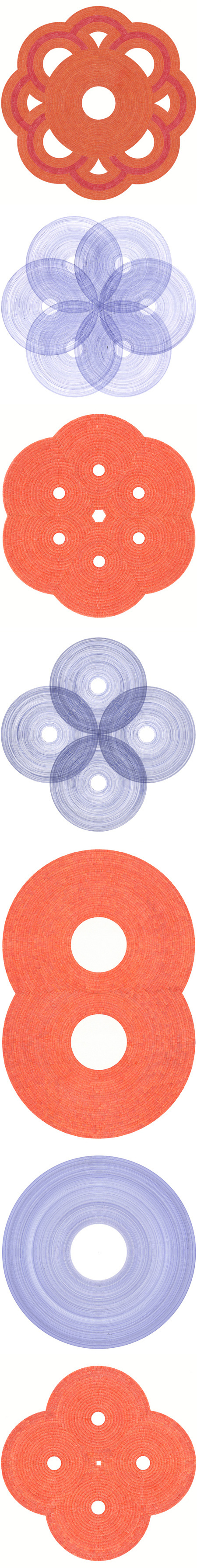 Crazy beautiful, meticulous drawings by New Orleans artist Robert Lansden #drawings #design #circles #illustration #crazy #art