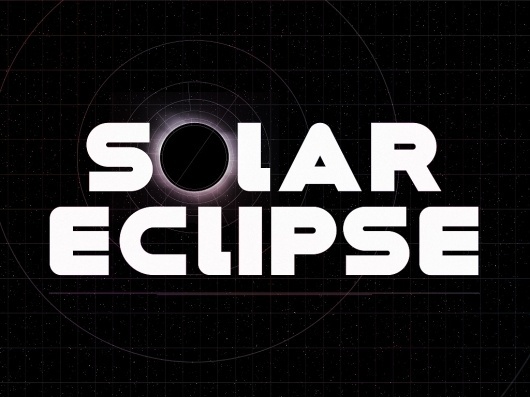 The Phraseology Project - Solar Eclipse #inspiration #lettering #design #space #photoshop #phraseology #type #typography