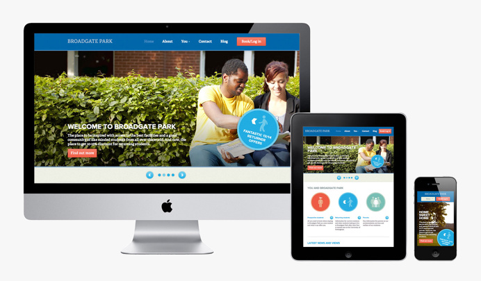 UPP Broadgate Park Web Design