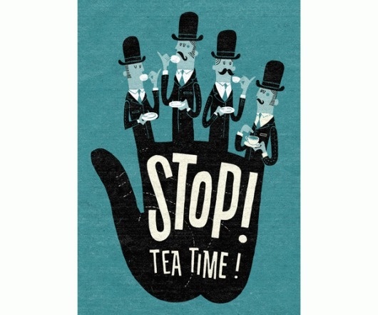 Eight Hour Day » Blog #type #illustration #time #tea