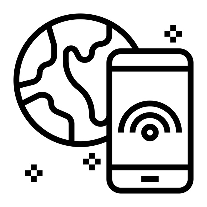 See more icon inspiration related to wifi, globe, internet, wifi signal, wireless connectivity, electronics, mobile phone, communications, smartphone, connection, cellphone and mobile on Flaticon.