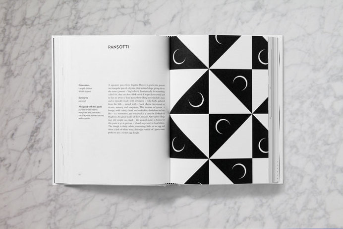 The Geometry of Pasta | Yatzer #layout #pattern #book #typography