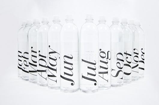 Calvin K. Carter | Unconventional Calendar #calvin #bodoni #packaging #typography #carter #k