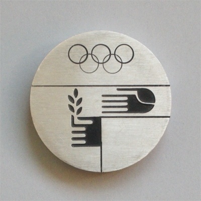 Otl Aicher 1972 Munich Olympics - Medals #otl #aicher #olympics #medal #72