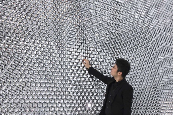 Swarovski stand by Tokujin Yoshioka, Basel Switzerland exhibit design #diamonds #glitter