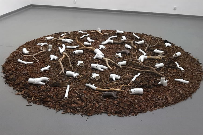 Woods-Prologue exhibition #diploo, #ceramics, #art, #exhibition, #gallery, #sticks, #bones, #cool, #handmade, #nature, #woods