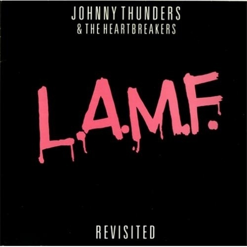 Johnny Thunders L.A.M.F. Revisited - Pink Vinyl UK LP RECORD (416788) #punk #thunders #design #graphic #record #cover #johnny #typography