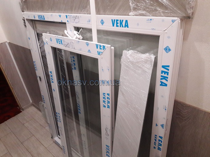 Metal-plastic window Veka Euroline (3, three chamber). Price in Krivoy Rog.
