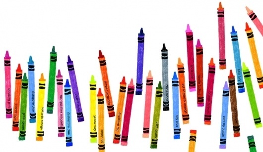 Jenny Bowers Crayons #pattern #jenny #color #crayons #illustration #bowers