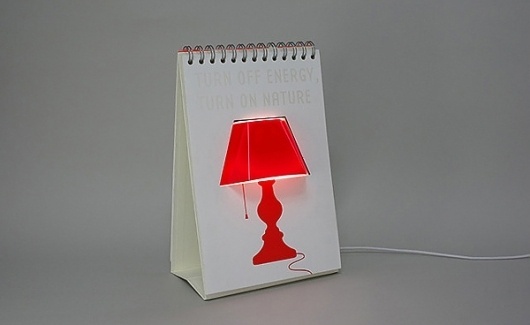 Creative Table Lamp "Page by Page" #art