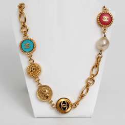 CHANEL extravagante Modeschmuck-Kette, L: ca. 90cm;