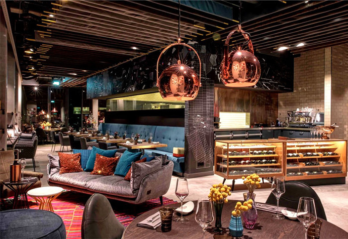 Skykitchen by Dreimeta - restaurant, restaurant design, restaurant decor, retail design, #restaurant