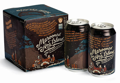 Marooned on Hog Island #packaging #beer
