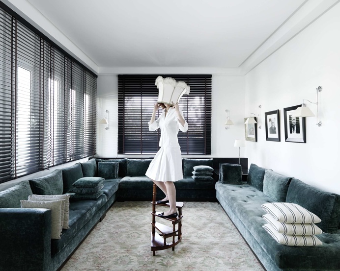 Staged Fine Art Self-Portraits by Amina Benbouchta