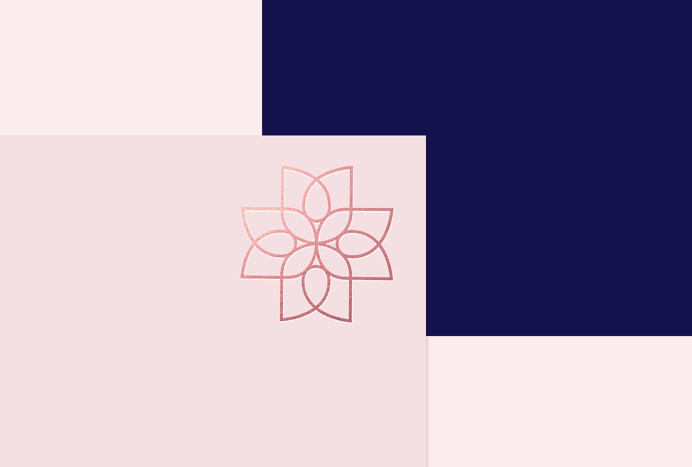 Belleza y Salud #brand #beauty #health #packaging #simbol #flower #logo #beautysalon
