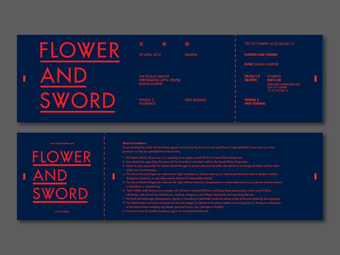 Flower and Sword on Student Show
