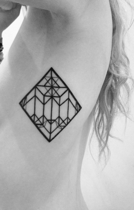 matt matik #lines #tattoo #geometry #body
