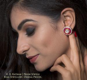 Tops / Studs - gold diamond polki kundan meena jadau jewellery
