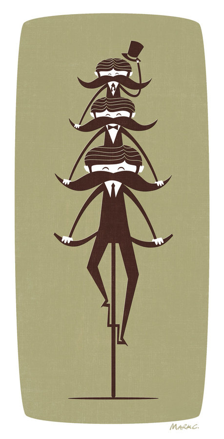 Handlebar - Mark Cavell #mark #cavell #mustache #bike #funny