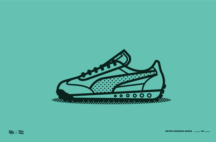 shoes3.jpg #line #shoes #stroke #retro #color
