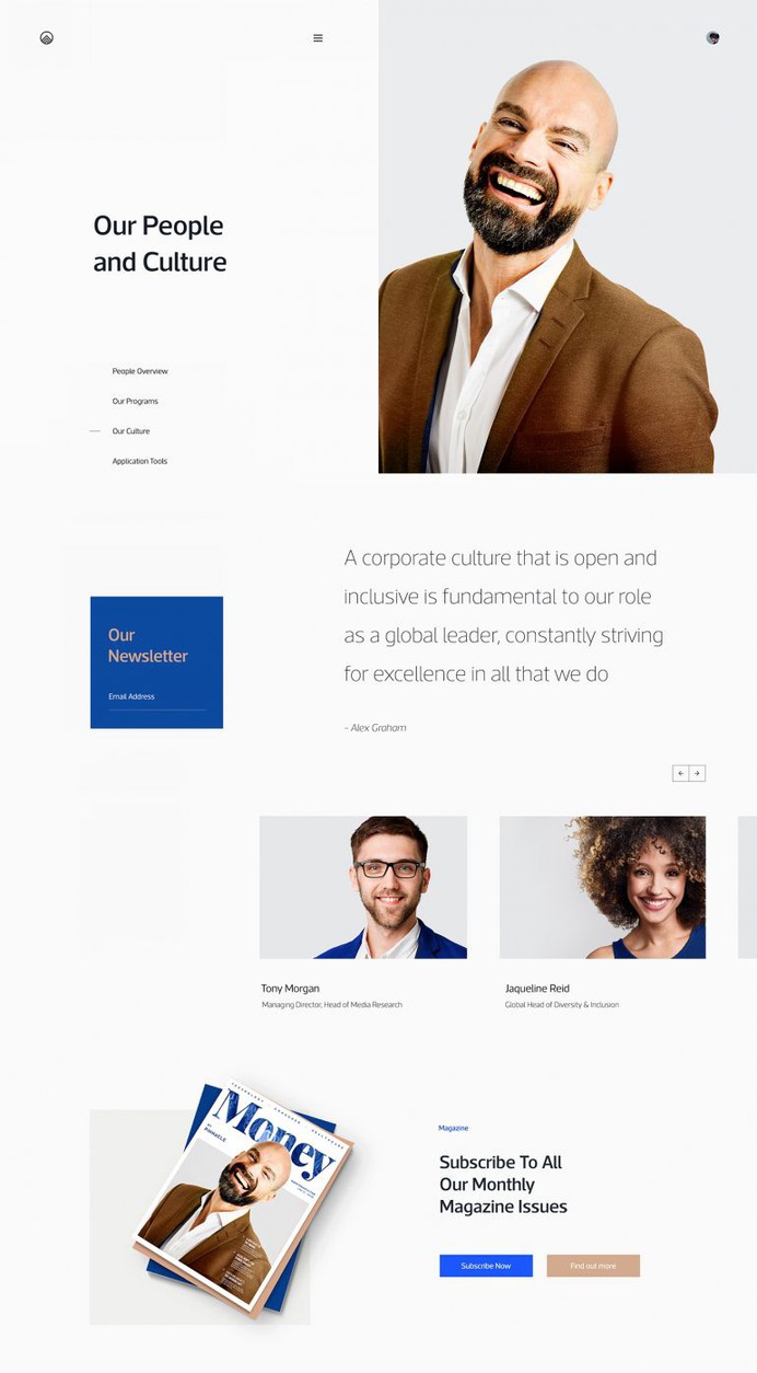 Financial Firm Website