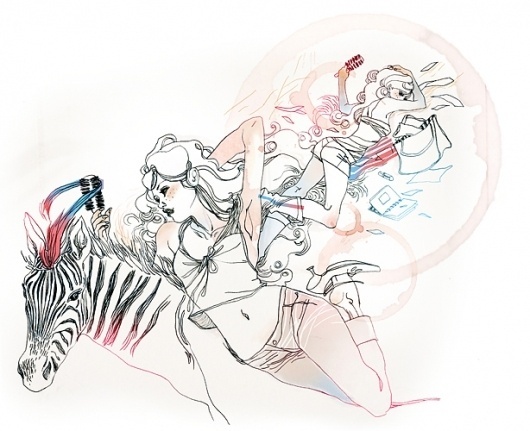 Marguerite Sauvage #fashion #illustration