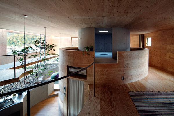UID architects: pit house in okayama, japan #house