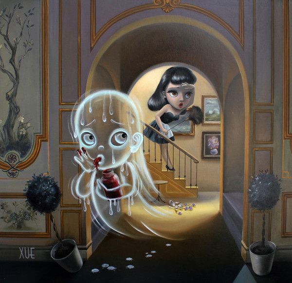 Paintings by Xue Wang #illustration #art #paintings