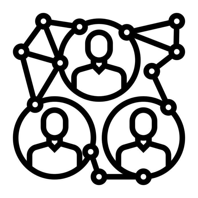 See more icon inspiration related to connect, organization, network, person, company, dots, networking, connection and people on Flaticon.