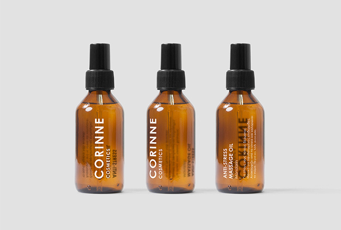 Corinne Cosmetics by Anna Trympali #packaging #graphic design