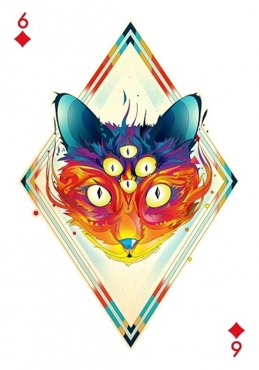 Creative Cards » Changethethought™ #illustration #cards #colorfull