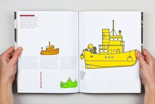 Collate #boats #illustration #design #booklet