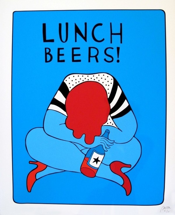 Parra - Lunch_beers_2 #lunch #illustration #beers #parra