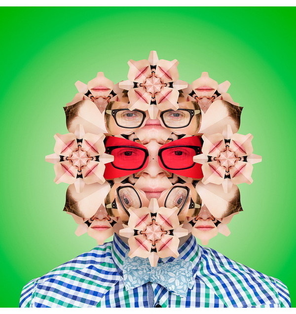 Kaleidoscope of Faces by Norg Nodis #inspiration #photography #manipulations