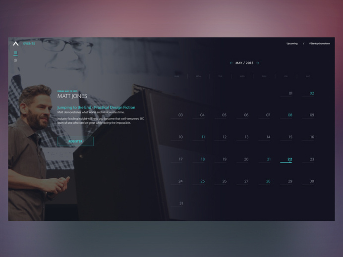 Events Calendar, UI